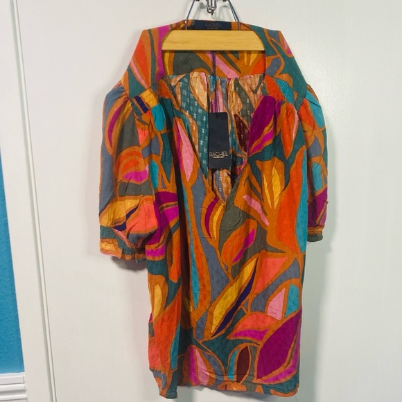 NEW WITH TAGS RACHEL Rachel Roy XL Floral Top - Picture 2 of 6